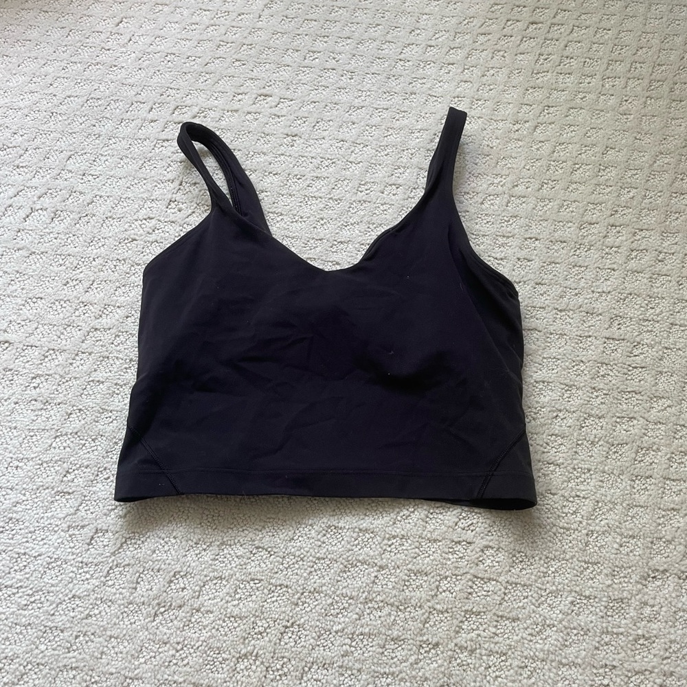 Lululemon black align tank size 6